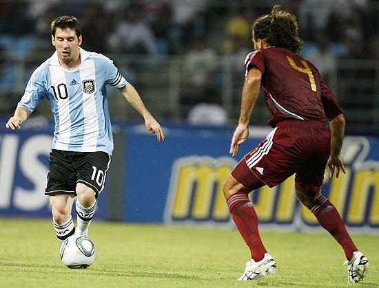 Como capito, Messi no evita primeira derrota da Argentina para a Venezuela na histria