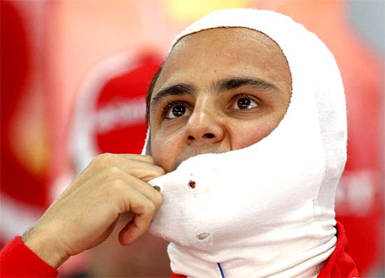 Felipe Massa, da Ferrari, aps o treino oficial do GP da Coreia do Sul