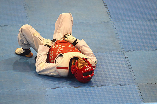 O brasileiro Márcio Wenceslau, que acabou ficando com a medalha de bronze em Guadalajara