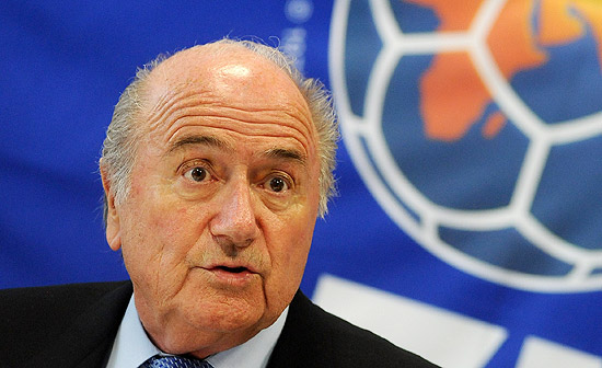 O presidente da Fifa, Joseph Blatter, que pretende modificar regras na entidade