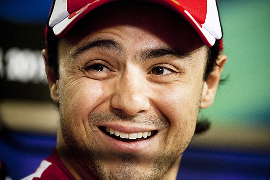 O piloto brasileiro Felipe Massa durante entrevista coletiva para o GP Brasil de F-1