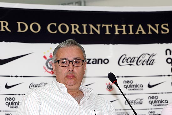 O presidente interino do Corinthians, Roberto de Andrade