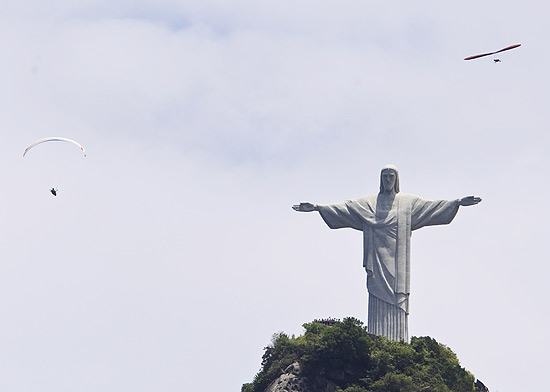 Imagem do Cristo Redentor, no Rio, em imagem de novembro de 2011