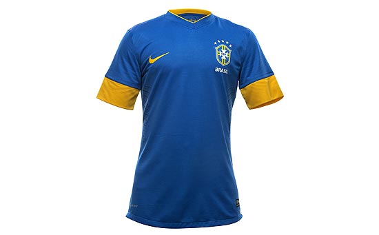 Segundo uniforme da seleção brasileira para a temporada 2012