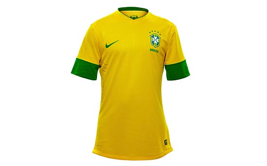 Nova camisa principal da seleção brasileira para a temporada 2012