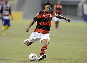 O atacante Ronaldinho Gaúcho, do Flamengo