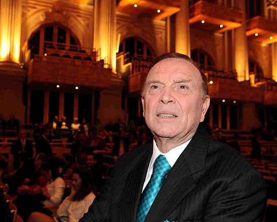 José Maria Marin, mais velho vice-presidente da CBF, no aniversário de Paulo Maluf em 2011 