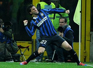 O atacante Diego Milito, da Inter de Milão