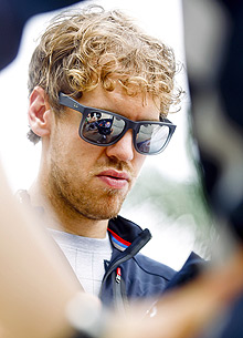O alemão Sebastian Vettel