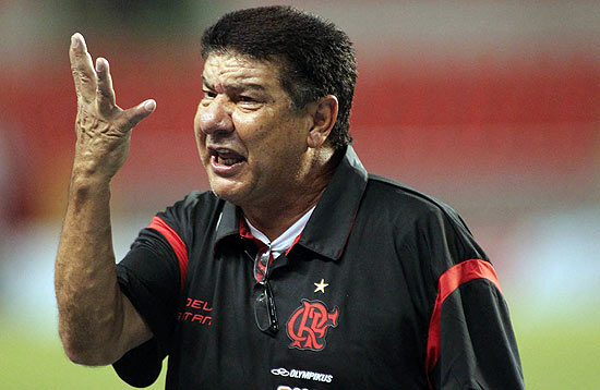 Joel Santana durante jogo do Flamengo