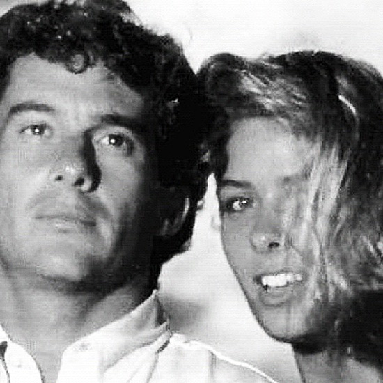 A apresentadora Adriane Galisteu e o ex-namorado, o piloto Ayrton Senna