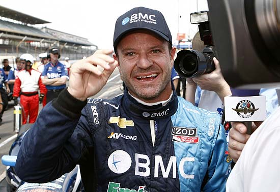 Rubens Barrichello após treino classificatório das 500 milhas de Indianápolis