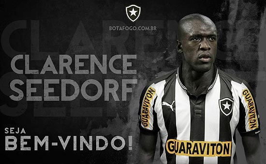 Página oficial do Botafogo na internet anuncia contratação de Clarence Seedorf