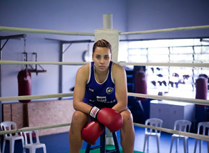 Roseli Feitosa  uma das brasileiras no boxe