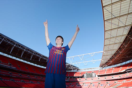 Esttua de cera de Messi, que custou quase R$ 500 mil e vai ficar no museu Madame Tussauds 