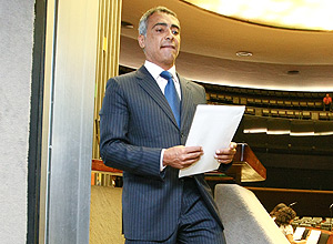 Romário discursa no plenario da Camara dos Deputados