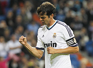 Kaká comemora gol durante amistoso contra o Millionarios