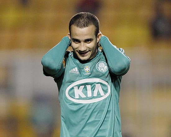 O atacante Maikon Leite, do Palmeiras
