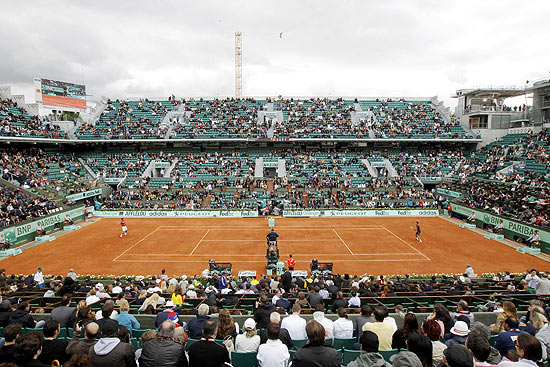 Quadra central de Roland Garros