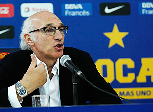 O treinador argentino Carlos Bianchi 
