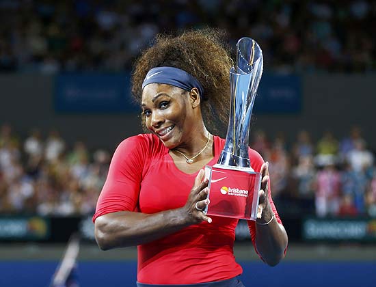Em Brisbane, Serena comemora primeiro ttulo do ano e o 47 da carreira
