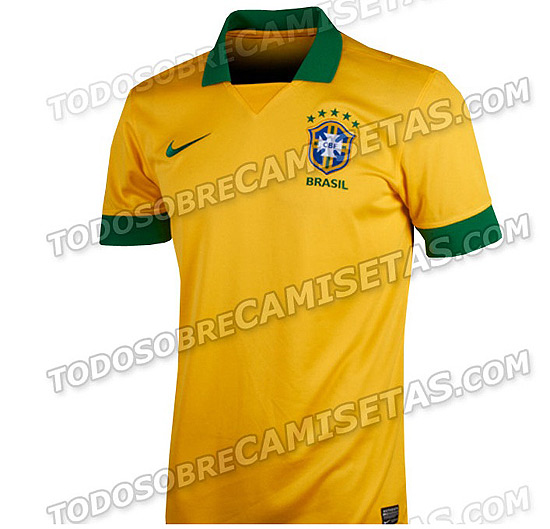 Nova camisa da seleo brasileira  divulgada em site, mas ainda no  oficial