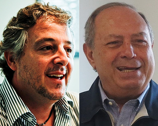 Paulo Nobre (esq.) e Dcio Perin so candidatos  presidncia do Palmeiras