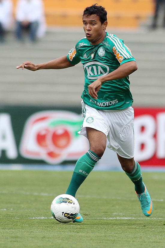 Vinicius durante jogo do Palmeiras pelo Brasileiro-2012