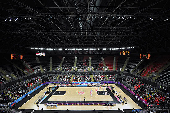 A arena foi construída como estrutura temporária e utilizada na última Olimpíada, a de Londres, em 2012
