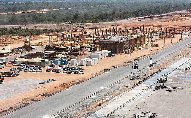 O aeroporto So Gonalo do Amarante, que est sendo feito por meio de uma concesso, deve ficar pronto at junho de 2014