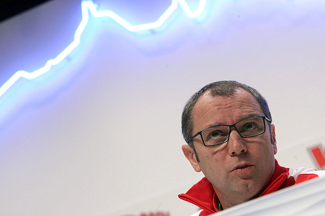 Stefano Domenicali, que era chefe da Ferrari desde 2008