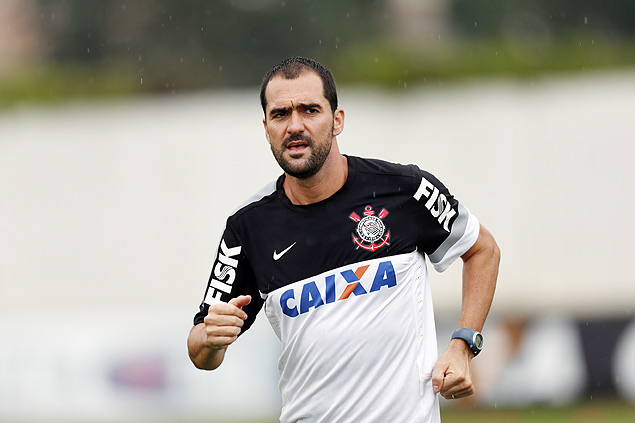 Danilo,durante treino em So Paulo