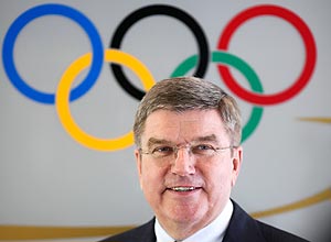 Thomas Bach, presidente do Comit Olmpico Alemo,  um dos candidatos  presidncia do COI