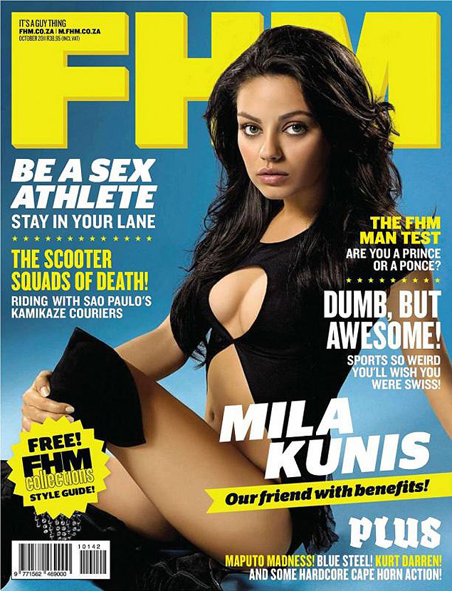 Mila Kunis na capa da FHM de maio