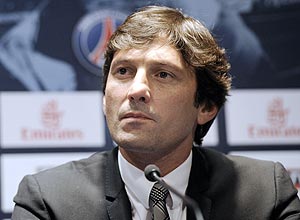 O dirigente do PSG, o brasileiro Leonardo