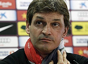 O treinador do Barcelona, Tito Vilanova