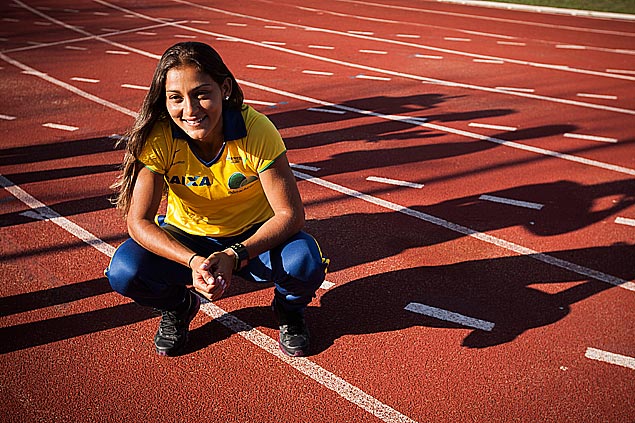 A velocista Ana Claudia Lemos Silva  recordista sul-americana dos 100 m