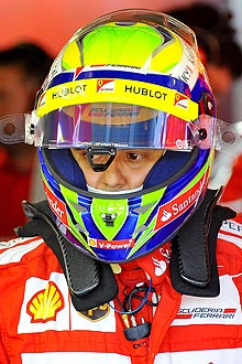 O piloto Felipe Massa, da Ferrari
