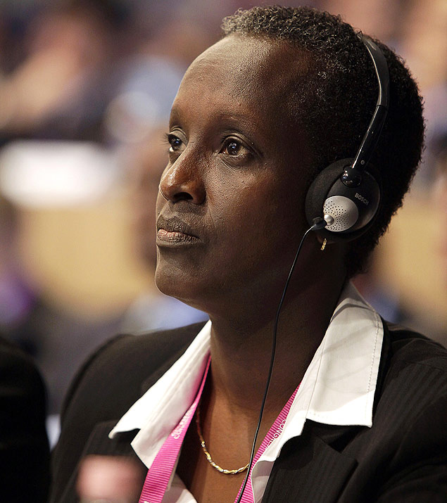 Lydia Nsekera, do Burundi, foi eleita para fazer parte da cpula da Fifa