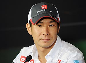 O piloto japons Kamui Kobayashi