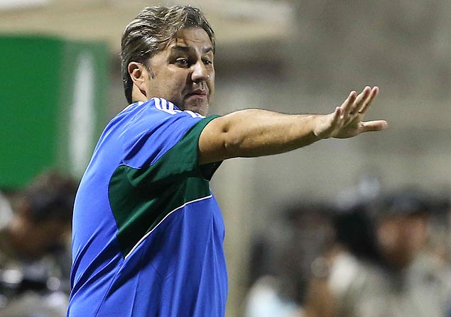 O tcnico Gilson Kleina, do Palmeiras