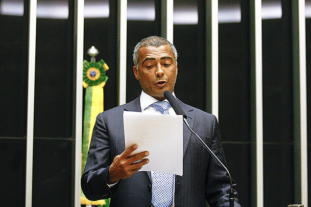 O deputado federal e ex-jogador Romrio (PSB-RJ)