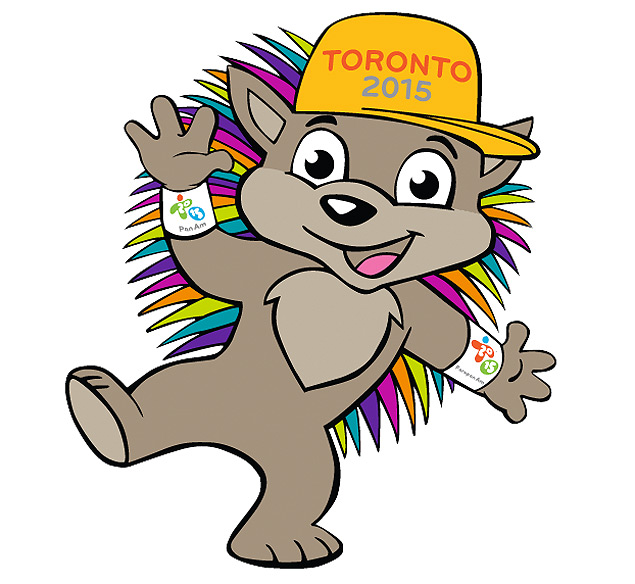 Imagem da mascote do Pan-Americano de Toronto de 2015
