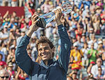 O espanhol Rafael Nadal (foto: Rogerio Barbosa/AFP)