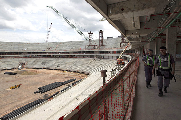 A Arena Amazônia, em Manaus,pode ser usado com um centro de triagem de presos após a Copa do Mundo de 2014