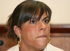 A ex-nadadora Rebeca Gusmo, em 2008