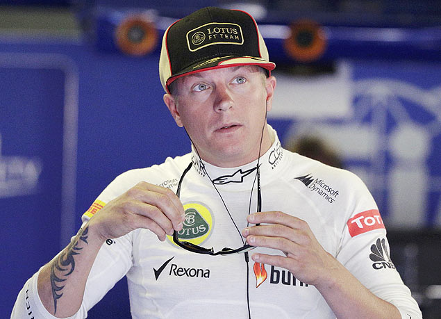 O finlandês Kimi Raikkonen durante treinos para o GP da Itália no último fim de semana