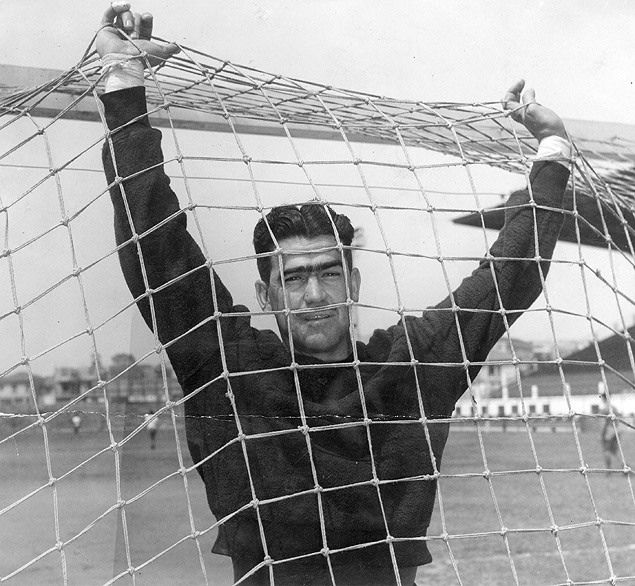 Oberdan foi jogador do Palmeiras entre 1941 e 1954