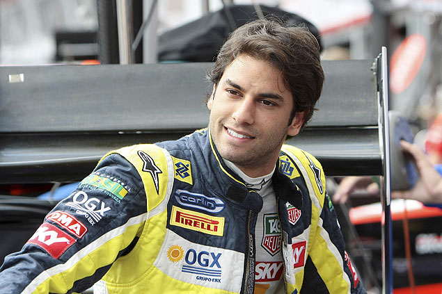 O piloto brasileiro Felipe Nasr, que estava na GP2 at 2013