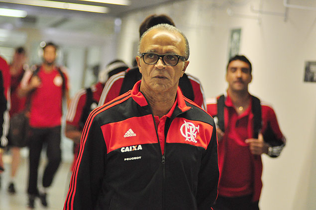 O tcnico Jayme de Almeida, que substituiu Mano no Flamengo